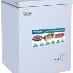 Haiwoo AMH007 Deep Freezer Storage, 150L Capacity, Mechanical Temperature Control, White | B0C6J6F4QB