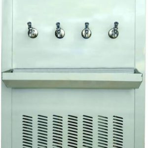 Haiwoo HW-95T4WC Water Cooler, 4-Tap, 90 Gallon Capacity, With Single Filter, Built-in Cooling Function, Full Stainless Steel | HW-95T4WC