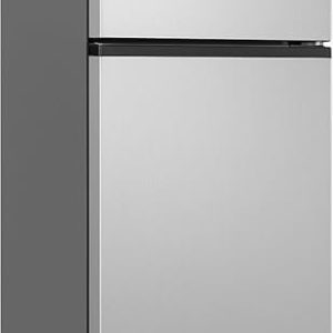 Haiwoo HRT-600TID Refrigerator 600 Liters Double Door Top Mount, Inverter Compressor No Frost Fridge & Freezer Multi Air Flow with LED Display and, Interior LED Light TEMP. Control & HRT600TID INOX COLOR