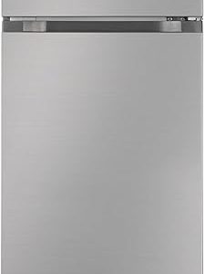 Haiwoo HRT-355TID 355Liters Double Door Top Mount Refrigerator, Multi Air Flow,No Frost Fridge & Freezer with and, Interior LED Light & HRT355FCS Titanium Silver