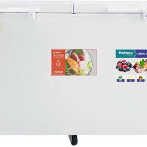 Haiwoo 650L Hdf-650 Wb Double Door Two Storage Basket Chest Freezer, Cfc Free, 1 Year Full Warranty, 5 Year Compressor Warranty | Voltage Ac 220-240V D75.5*W160.5*H90 Cm White