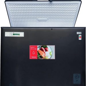Haiwoo 250 Litre Chest Freezer, Single Door, Super Freezer Elite Series with Inner Glass, Storage Basket, HDF250WBG, Gray