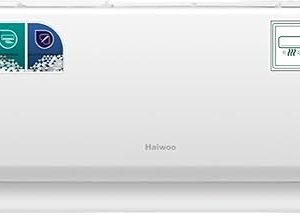 Haiwoo Air Conditioner 2 Ton Capacity 24000 BTU, T3 Highly Efficient Tropical Compressor, Golden Fin, Model HSAC-24K-RT White